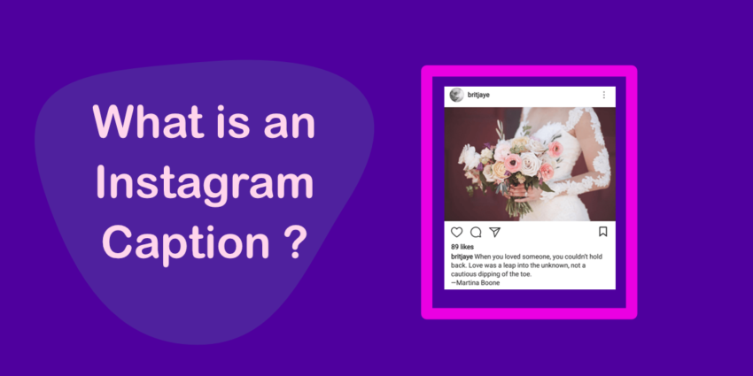 what is an instagram caption