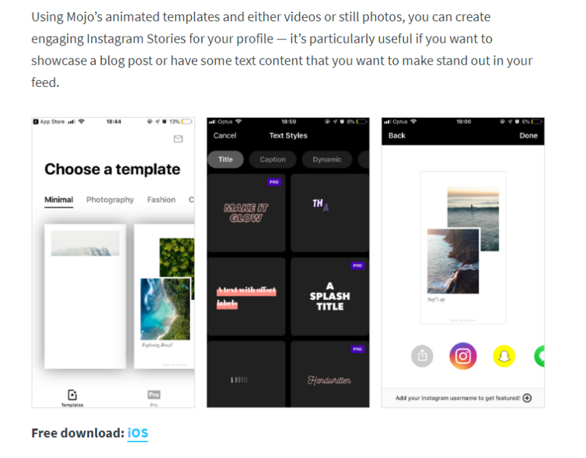 10_12 Apps For Instagram Stories to Keep Your Viewers Engaged MOJO sample