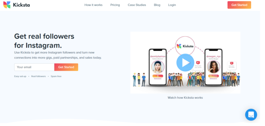 What are Instagram Growth Services Kicksta Example