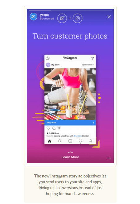 Instagram Shopping Tools - Shop the Looks YOPTO sample
