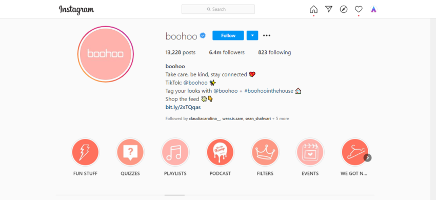 30 Trendy Instagram Boutiques boohoo