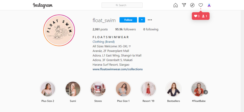 30 Trendy Instagram Boutiques float_swim
