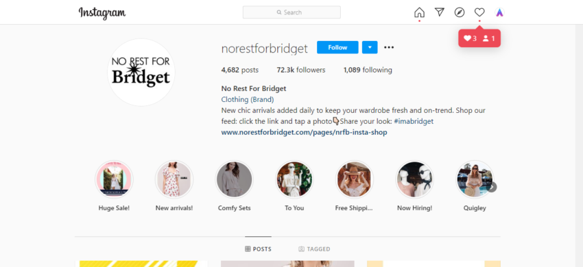 30 Trendy Instagram Boutiques norestforbridget