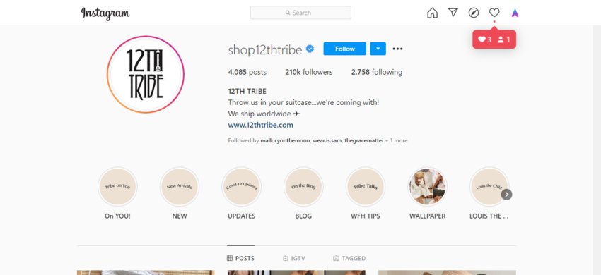 30 Trendy Instagram Boutiques shop12thtribe