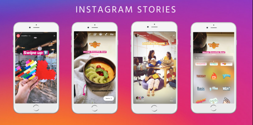 Instagram Story Swipe Ups-INSTAGRAM STORIES