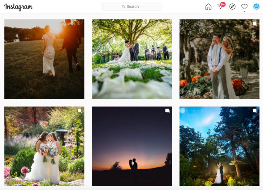 feast at round hill instagram wedding venue