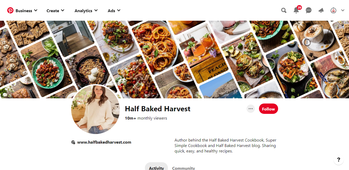 Half-Baked-Harvest-foodie - Ampfluence | #1 Instagram Growth Service