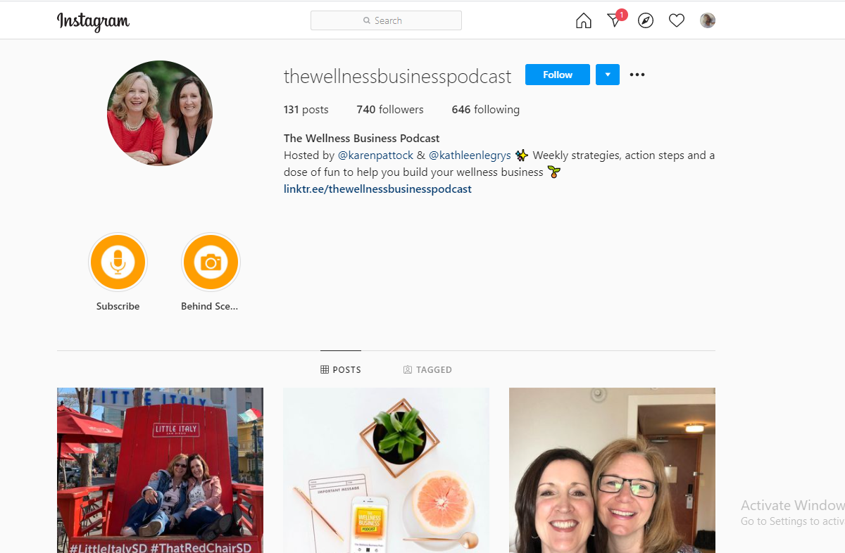 011 - Meilleurs podcasts Instagram - Le podcast Wellness Business