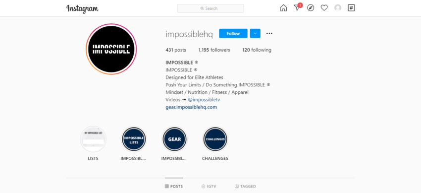 Impossiblehq Instagram Branding Stories from Entrepreneurs