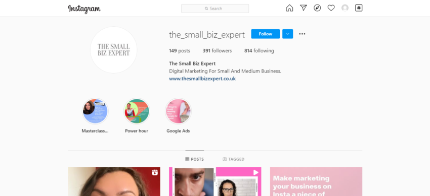 Small Biz Expert Expert Instagram Content Management Tips