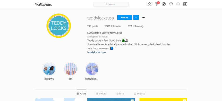 Teddylock Instagram Branding Stories from Entrepreneurs