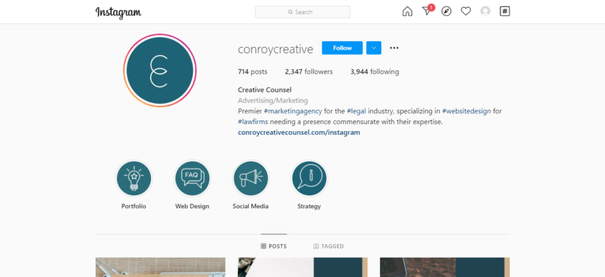 conroycreative Instagram Branding Stories from Entrepreneurs