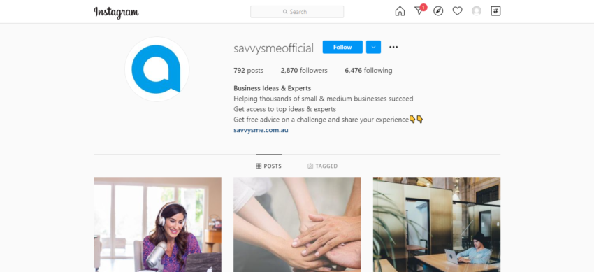savysme Instagram Branding Stories from Entrepreneurs