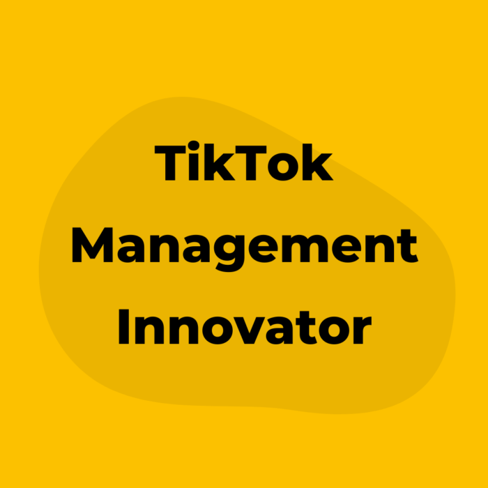 TikTok Management Innovator
